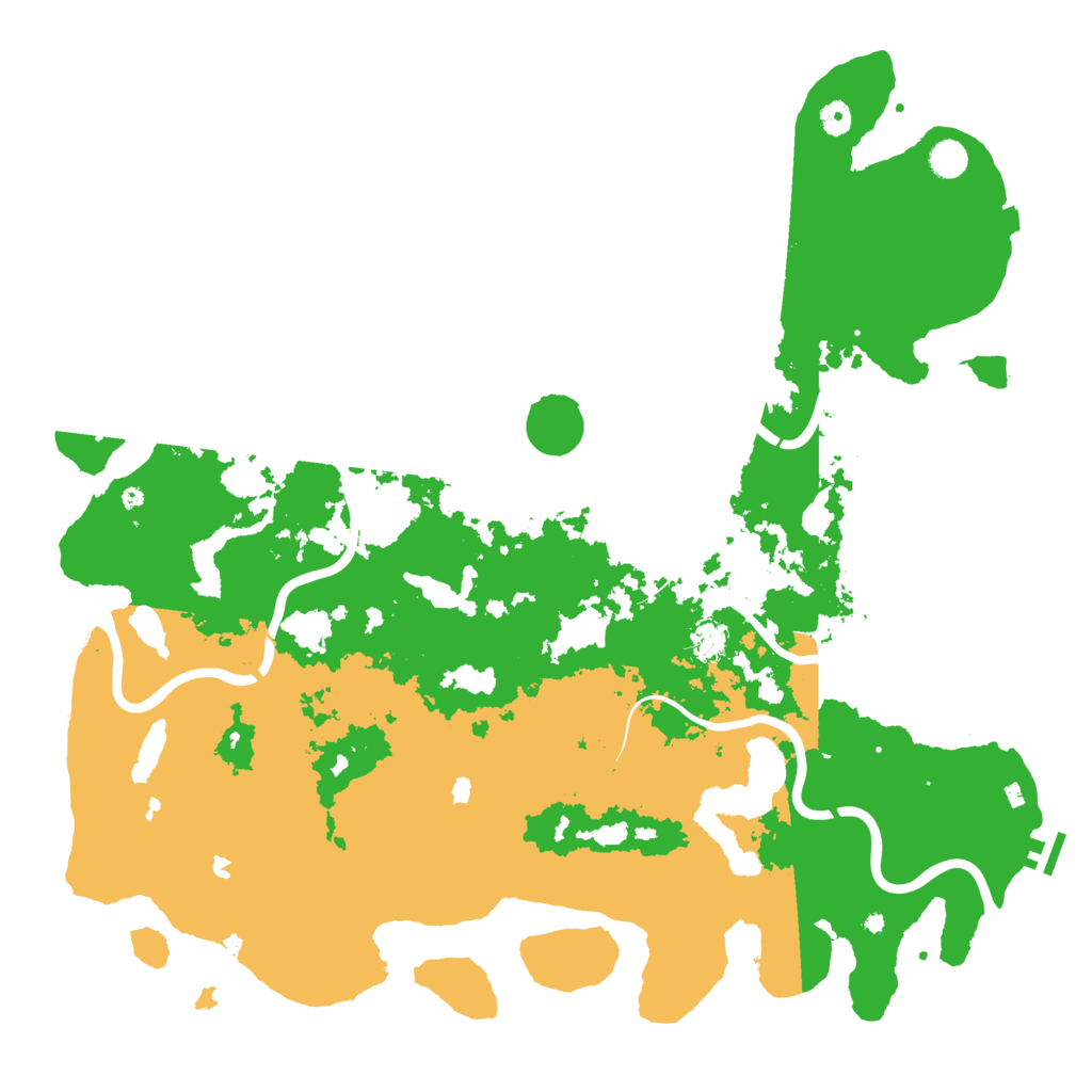 Biome Rust Map: Procedural Map, Size: 5000, Seed: 564324341
