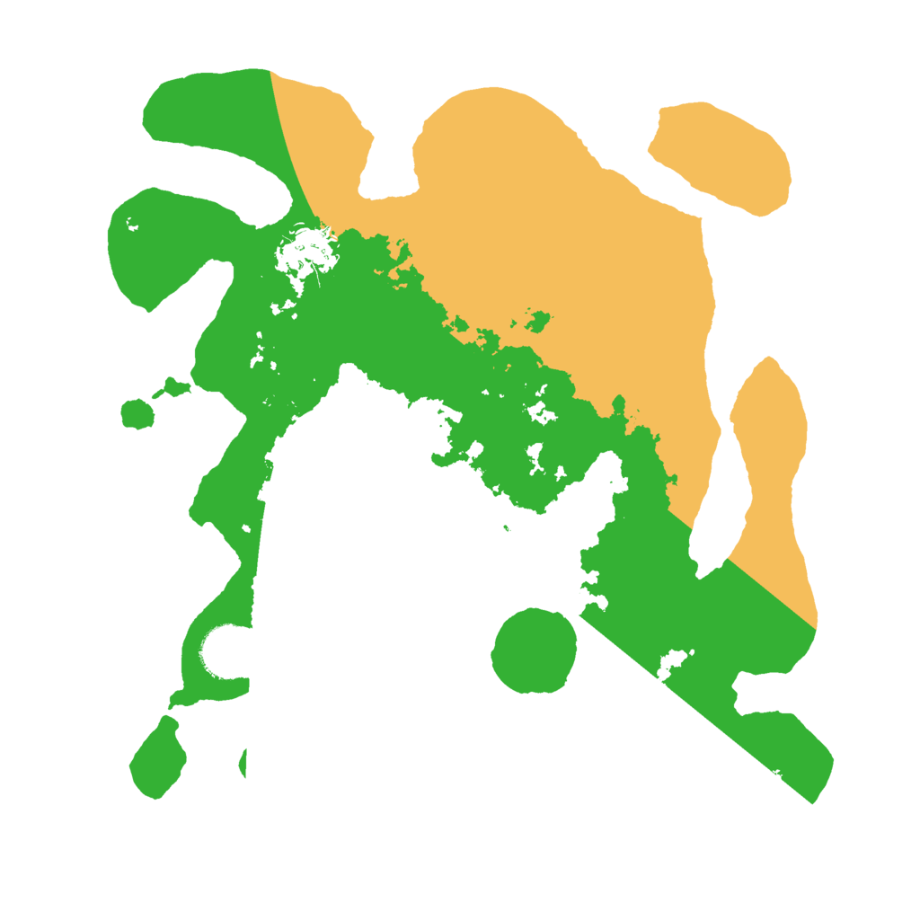 Biome Rust Map: Barren, Size: 3000, Seed: 834439