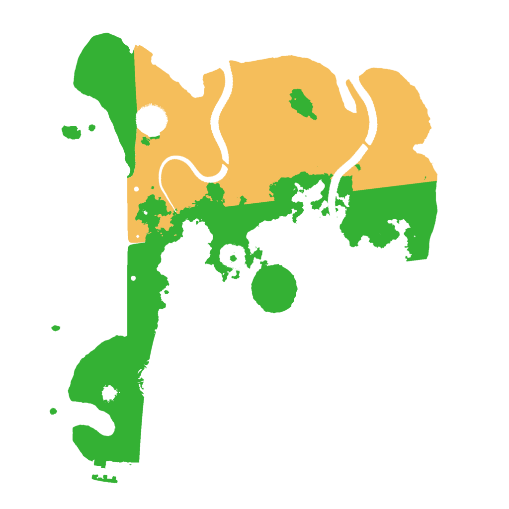 Biome Rust Map: Procedural Map, Size: 3000, Seed: 74012