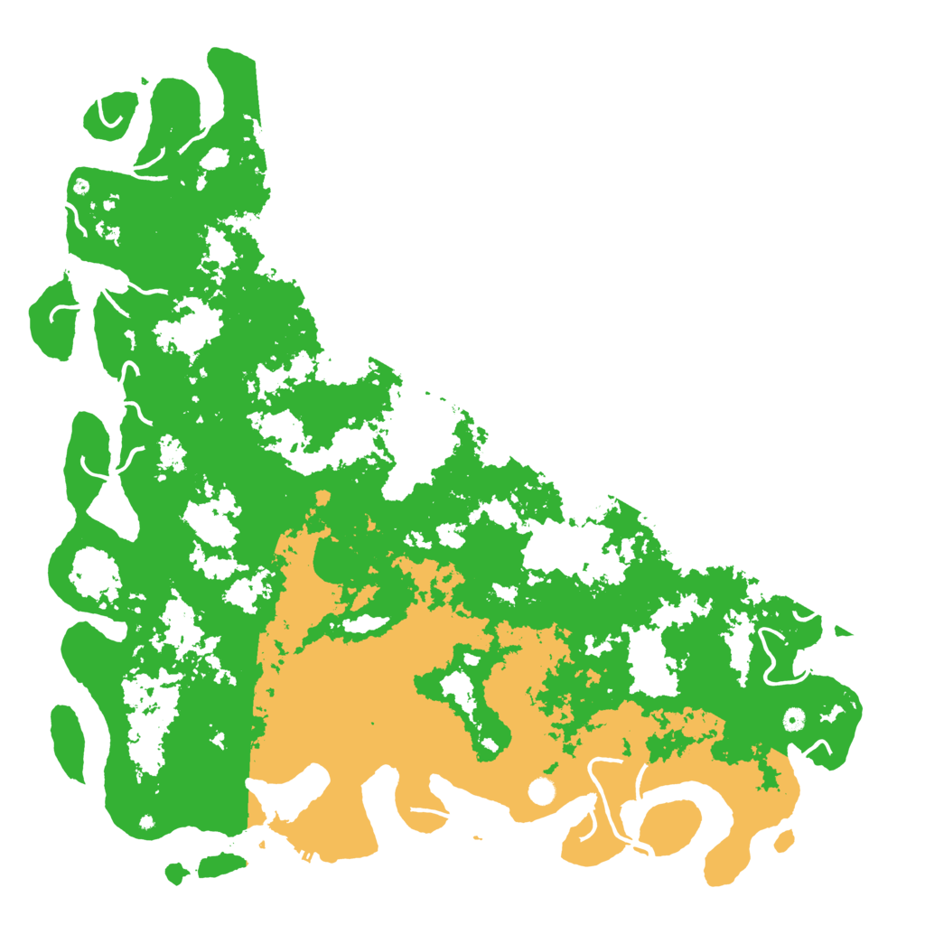 Biome Rust Map: Procedural Map, Size: 6000, Seed: 76025763