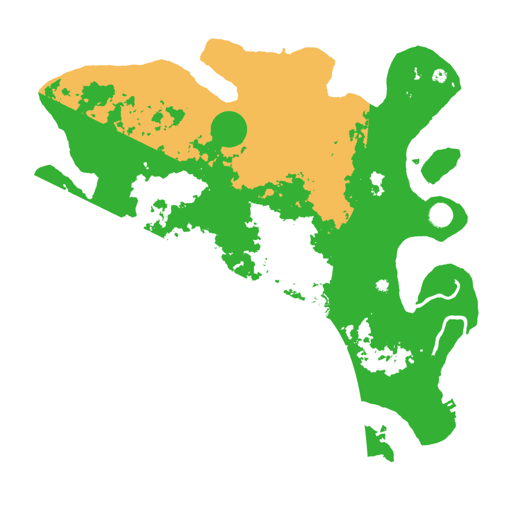 Biome Rust Map: Procedural Map, Size: 3700, Seed: 1231572897