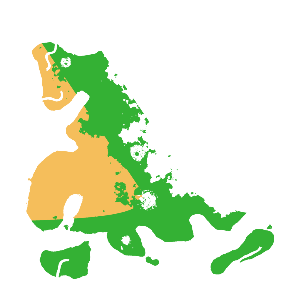 Biome Rust Map: Procedural Map, Size: 3000, Seed: 391224319