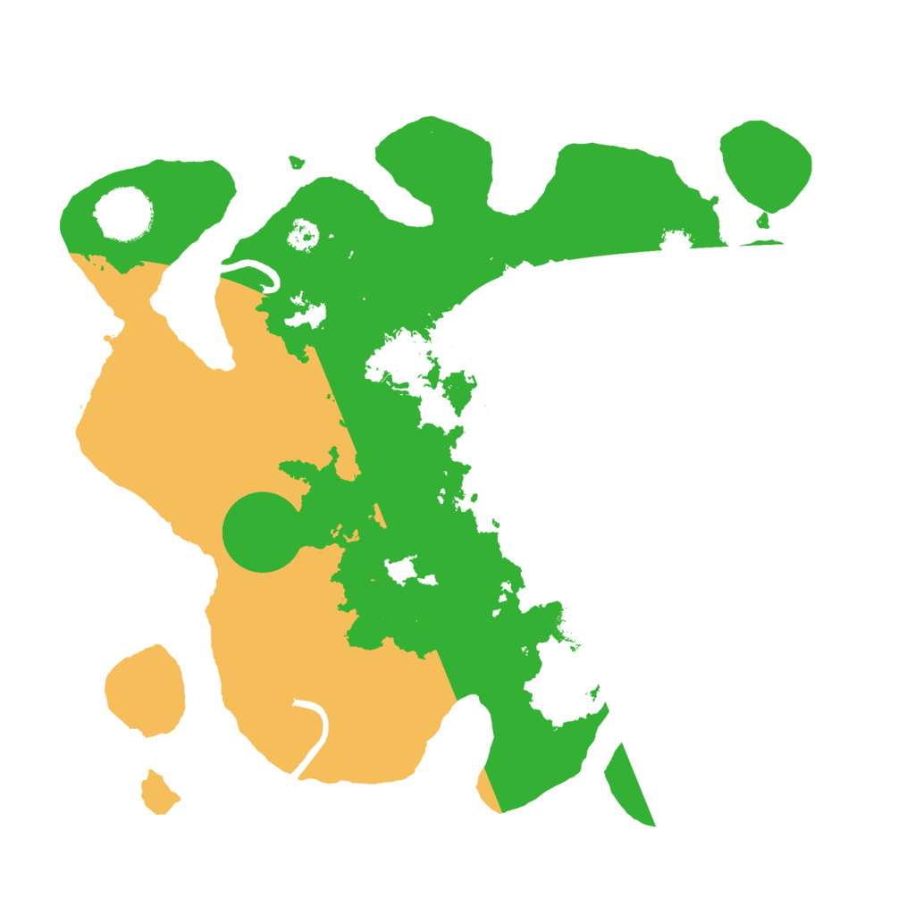 Biome Rust Map: Procedural Map, Size: 3000, Seed: 2450790