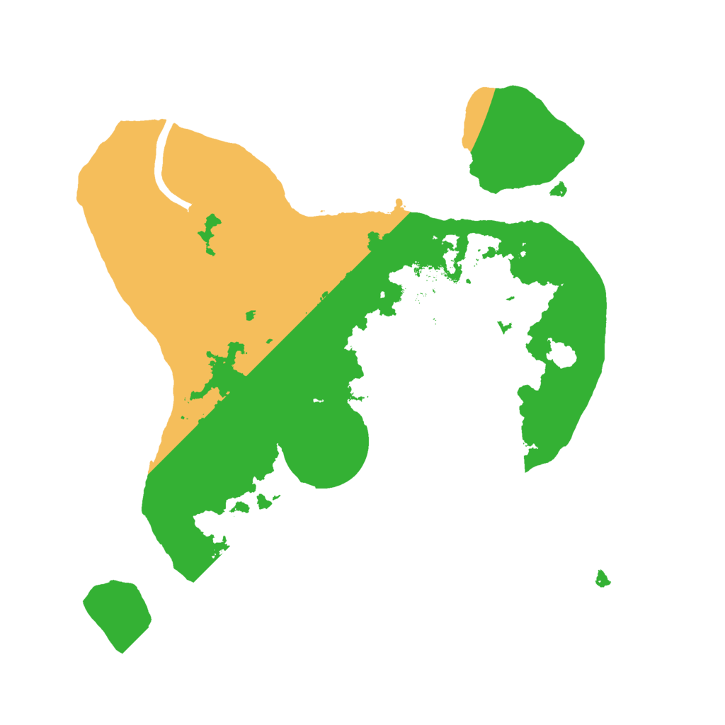 Biome Rust Map: Procedural Map, Size: 2250, Seed: 55634322