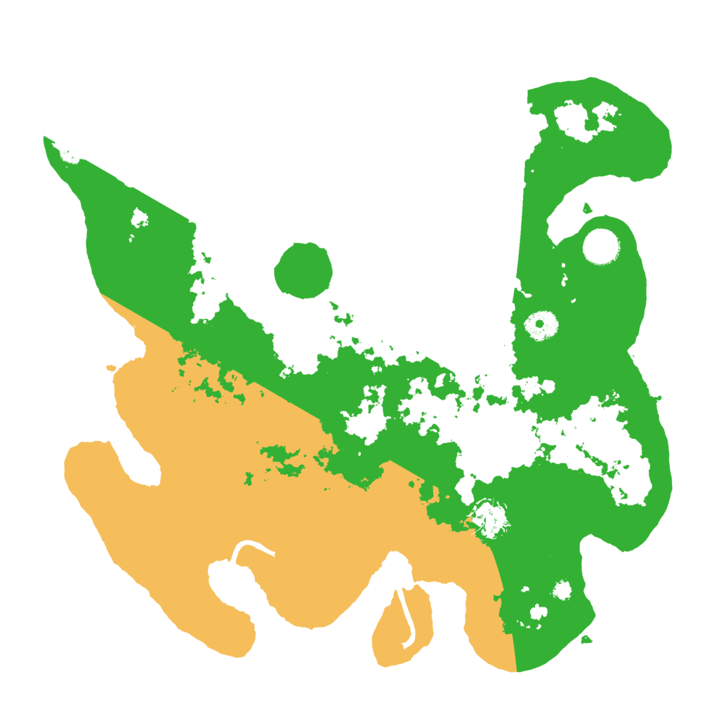Biome Rust Map: Procedural Map, Size: 3500, Seed: 75306565