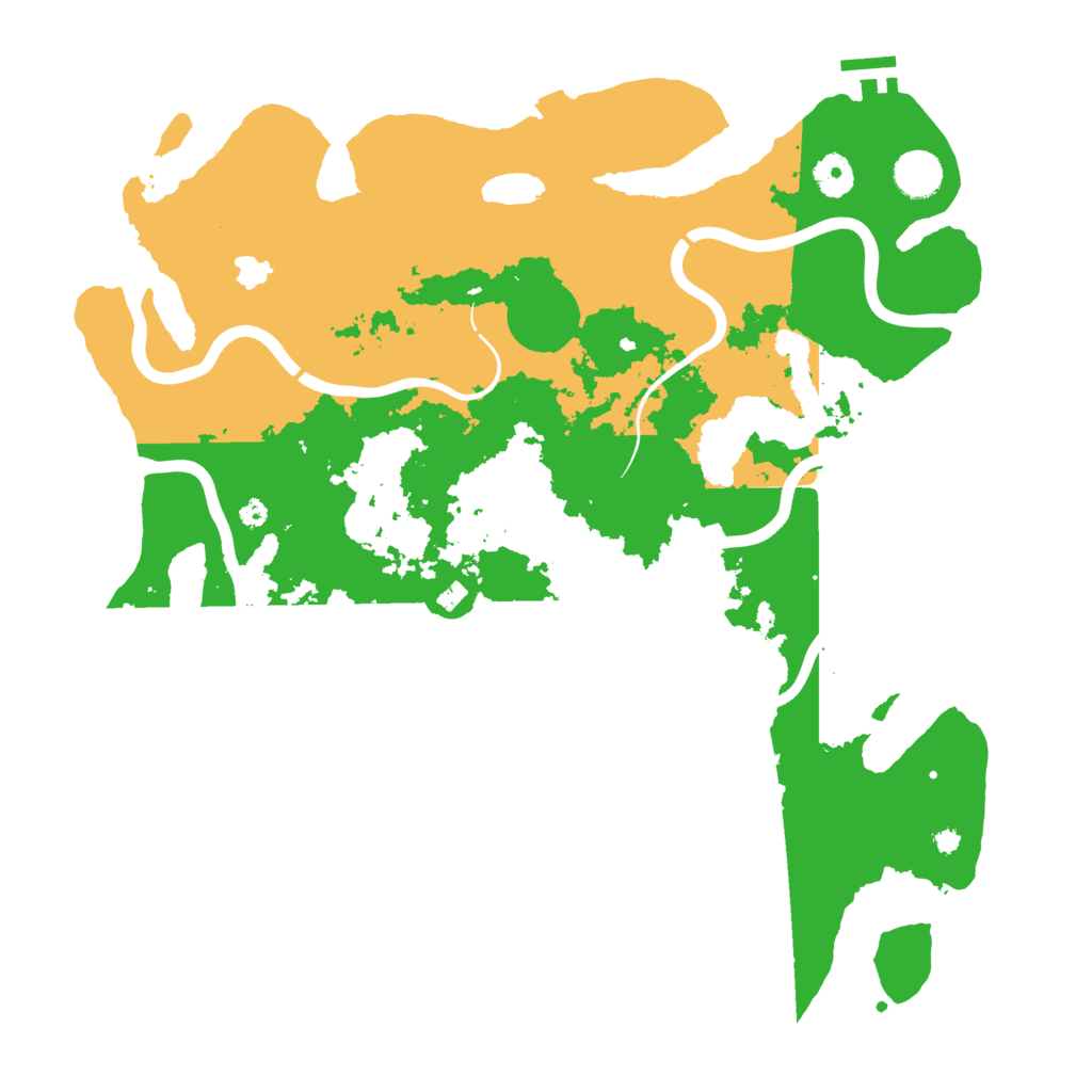 Biome Rust Map: Procedural Map, Size: 4000, Seed: 773273399