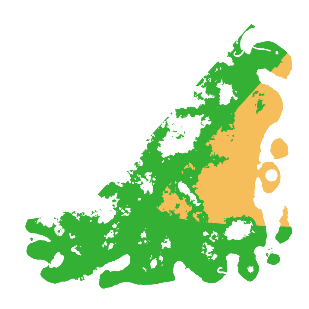 Biome Rust Map: Procedural Map, Size: 4500, Seed: 354