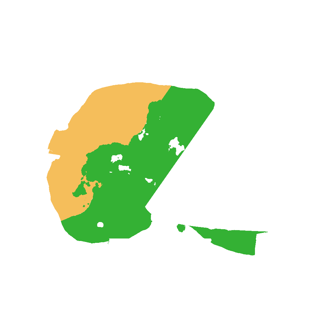 Biome Rust Map: Procedural Map, Size: 1500, Seed: 65489