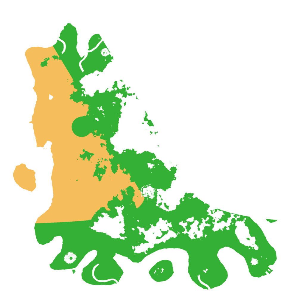 Biome Rust Map: Procedural Map, Size: 4000, Seed: 592345