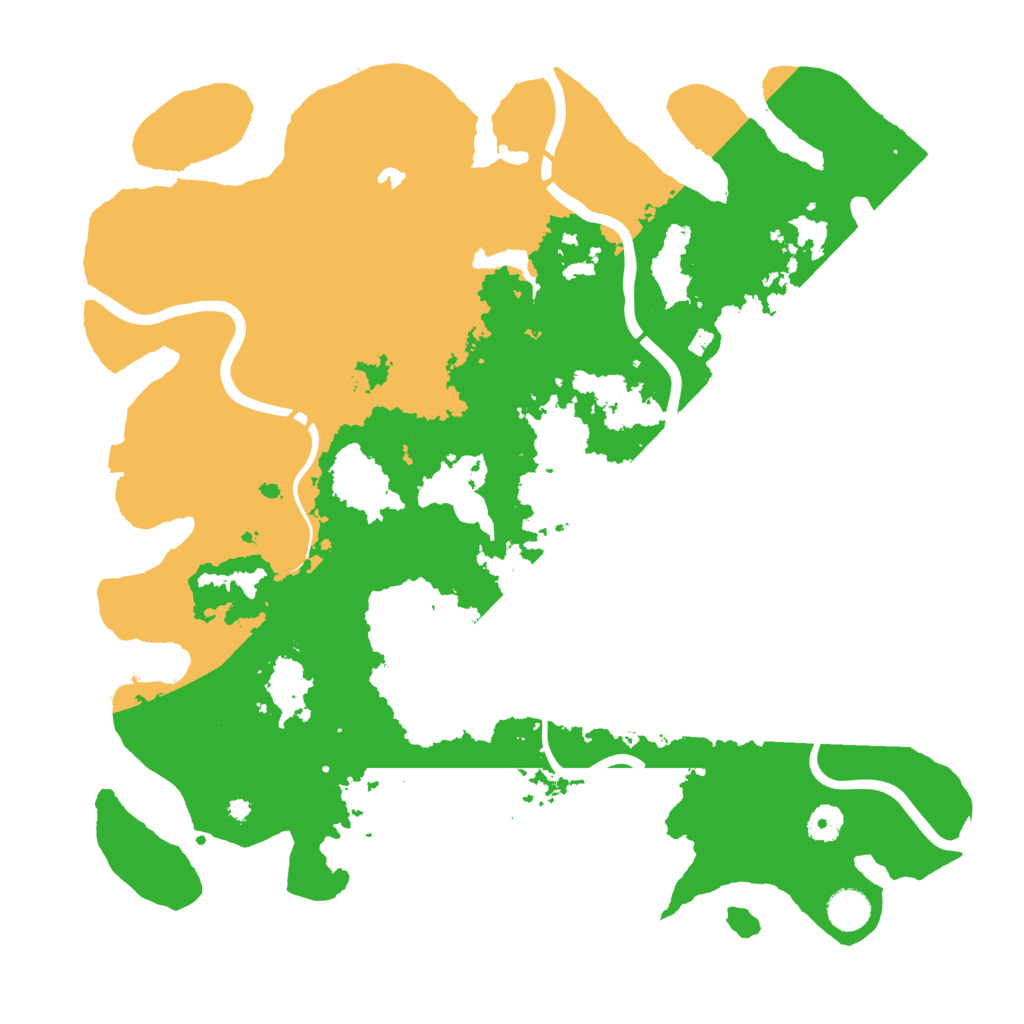 Biome Rust Map: Procedural Map, Size: 4250, Seed: 170438685