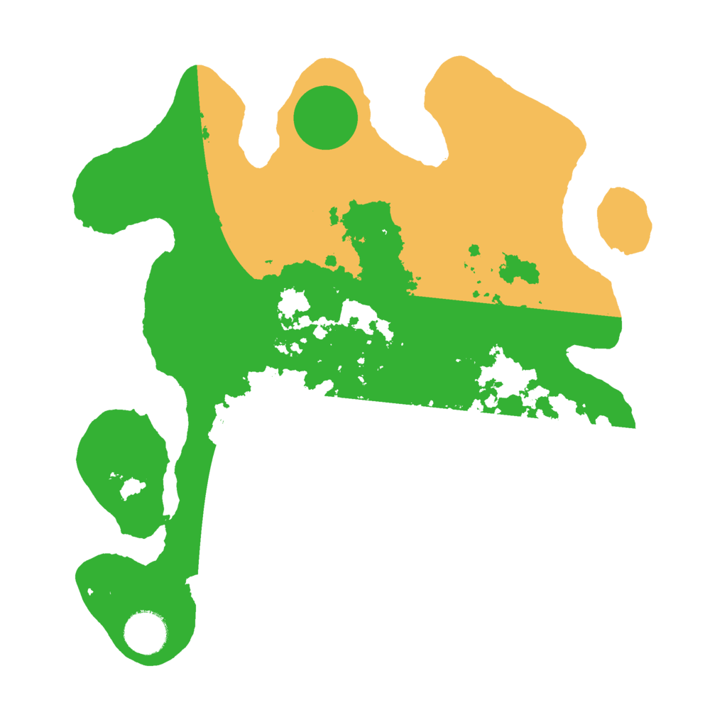 Biome Rust Map: Barren, Size: 3000, Seed: 341642605