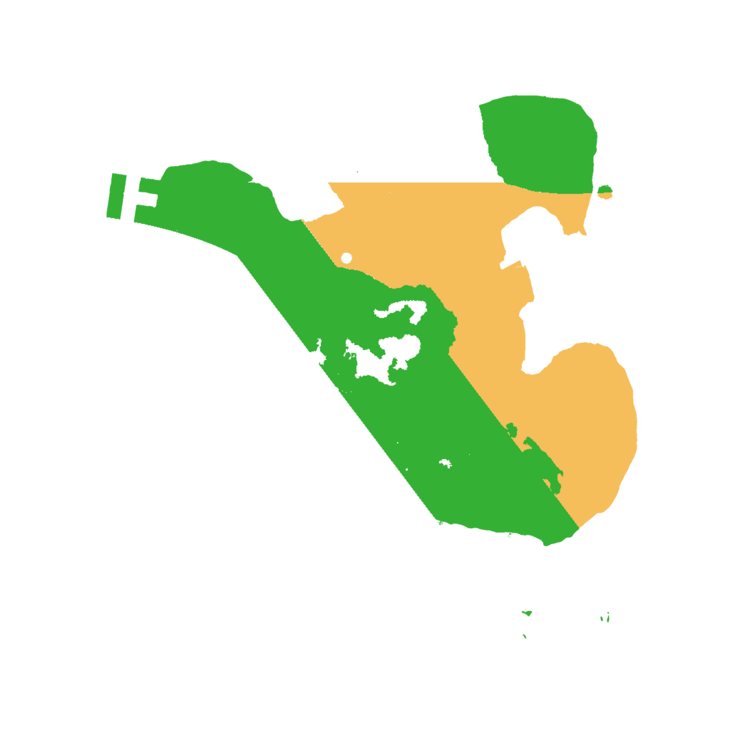 Biome Rust Map: Procedural Map, Size: 2000, Seed: 1120