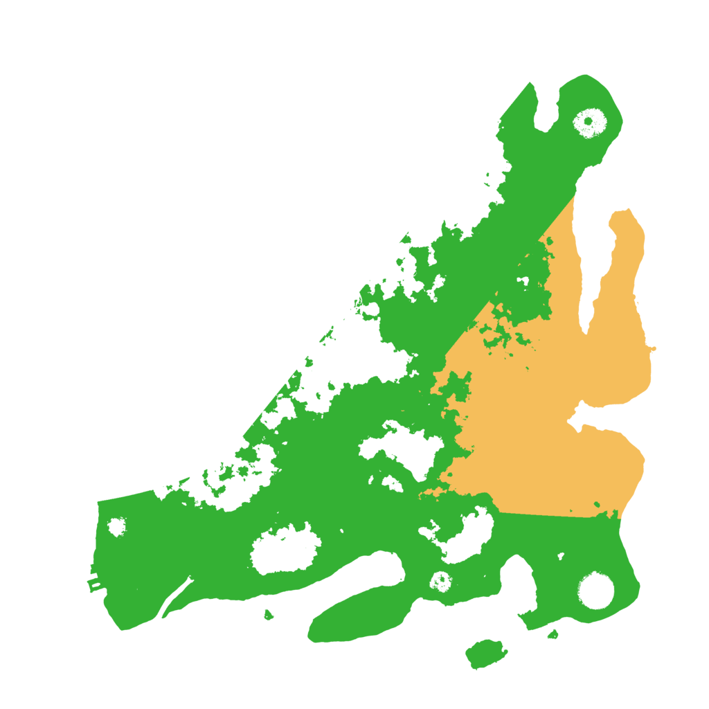 Biome Rust Map: Procedural Map, Size: 3500, Seed: 3456543