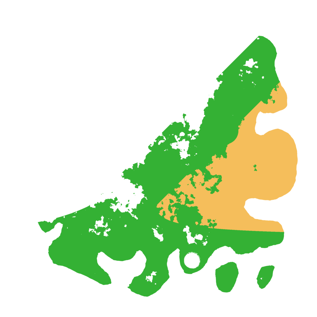 Biome Rust Map: Barren, Size: 3500, Seed: 1319377431