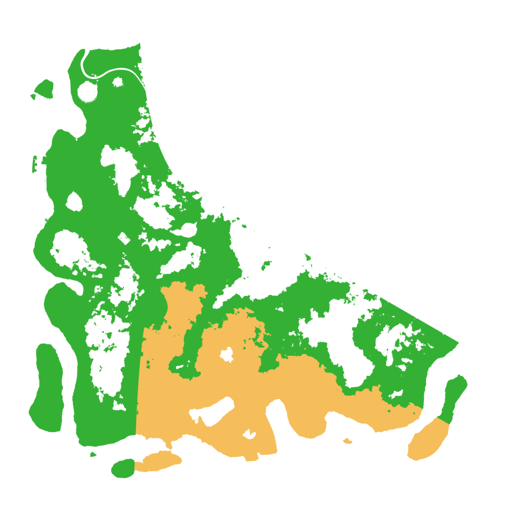 Biome Rust Map: Procedural Map, Size: 4500, Seed: 76025763
