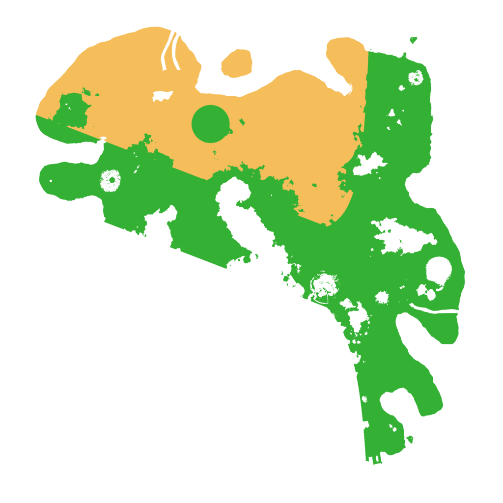 Biome Rust Map: Procedural Map, Size: 3500, Seed: 927019169