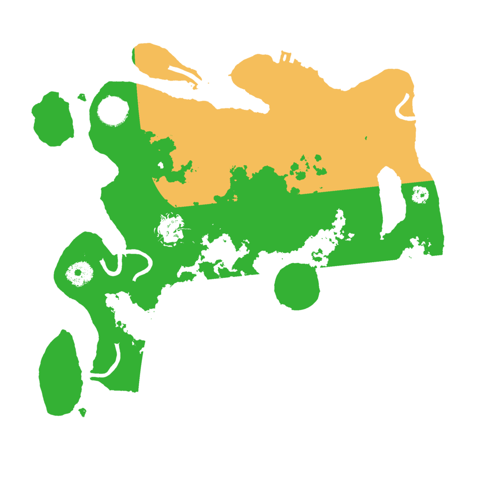 Biome Rust Map: Procedural Map, Size: 3000, Seed: 1441815143