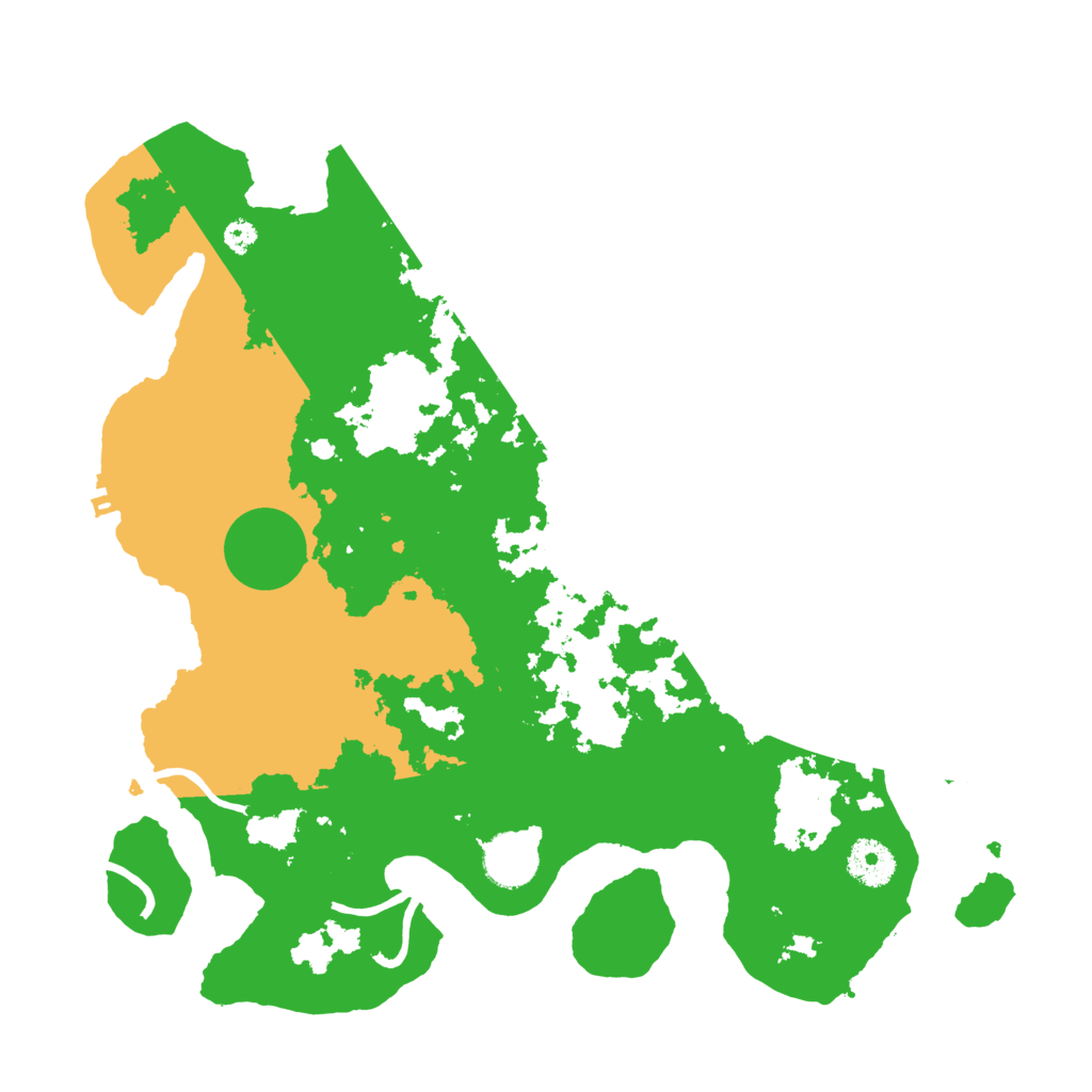 Biome Rust Map: Procedural Map, Size: 3500, Seed: 1635831