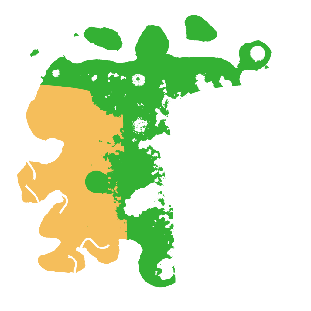Biome Rust Map: Procedural Map, Size: 3700, Seed: 1268596590