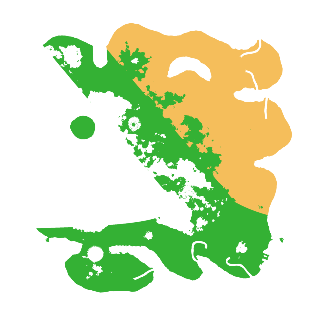 Biome Rust Map: Procedural Map, Size: 3500, Seed: 12211