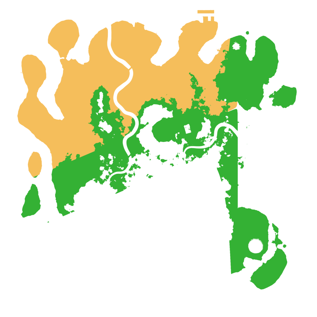 Biome Rust Map: Procedural Map, Size: 3850, Seed: 4427389