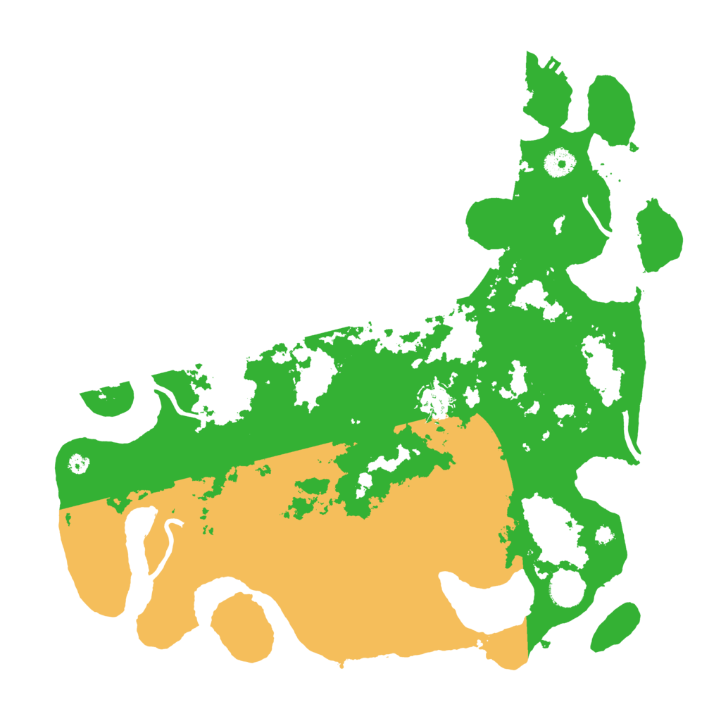 Biome Rust Map: Procedural Map, Size: 3700, Seed: 1646794127