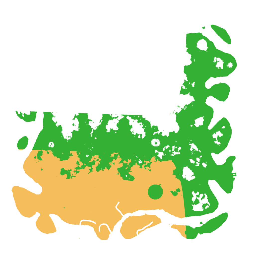 Biome Rust Map: Procedural Map, Size: 4500, Seed: 707754973