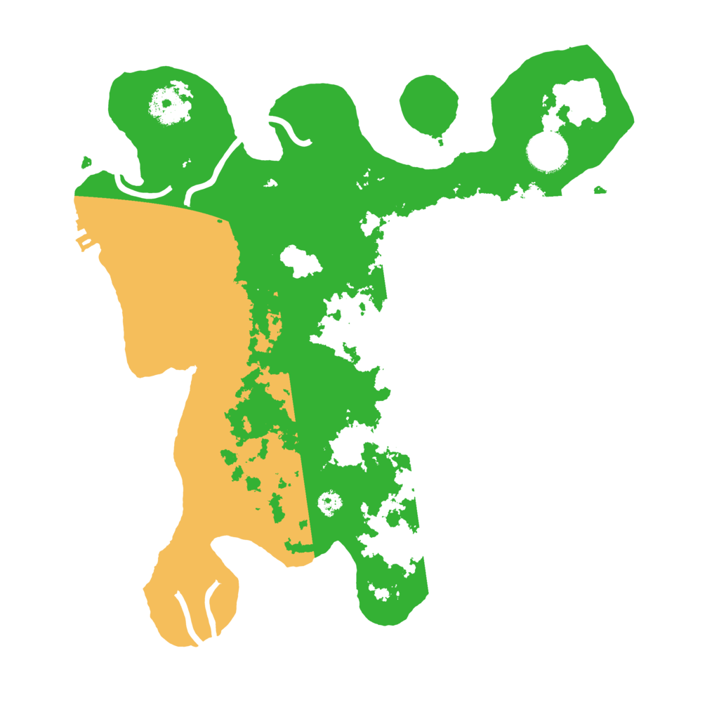 Biome Rust Map: Procedural Map, Size: 3100, Seed: 1977