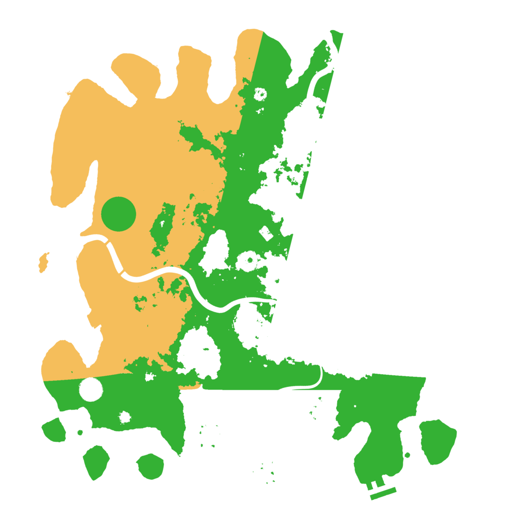 Biome Rust Map: Procedural Map, Size: 3950, Seed: 22799245