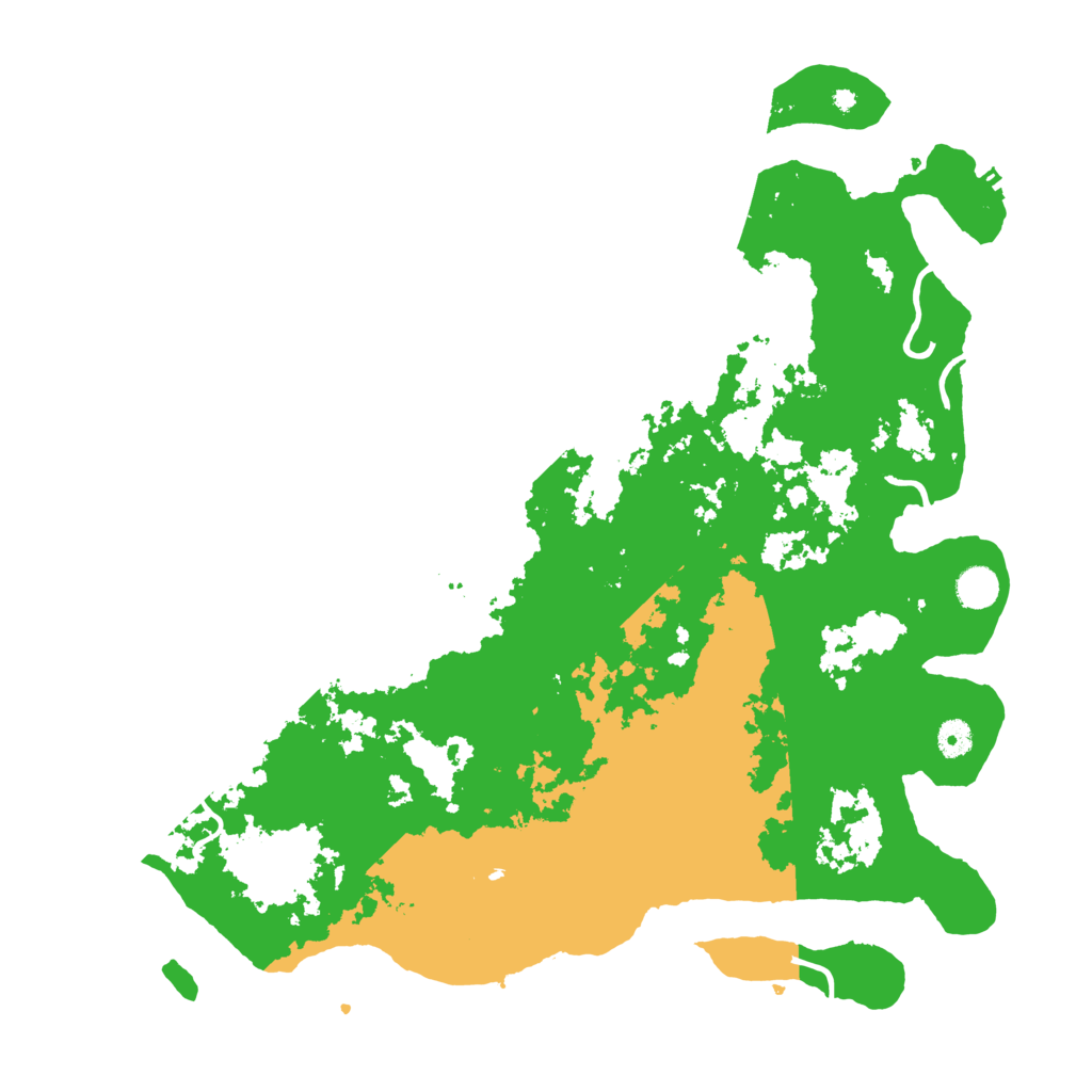 Biome Rust Map: Procedural Map, Size: 4500, Seed: 578987560