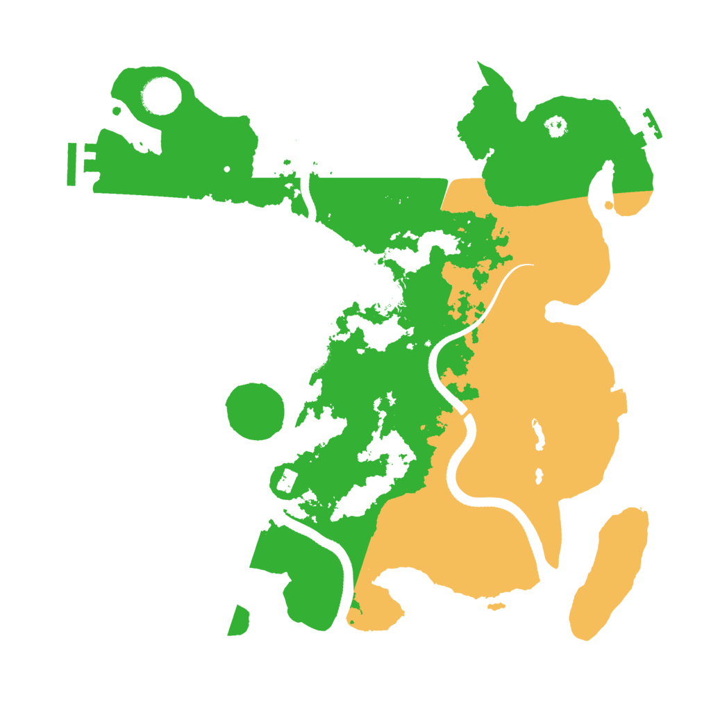Biome Rust Map: Procedural Map, Size: 3350, Seed: 1342089831