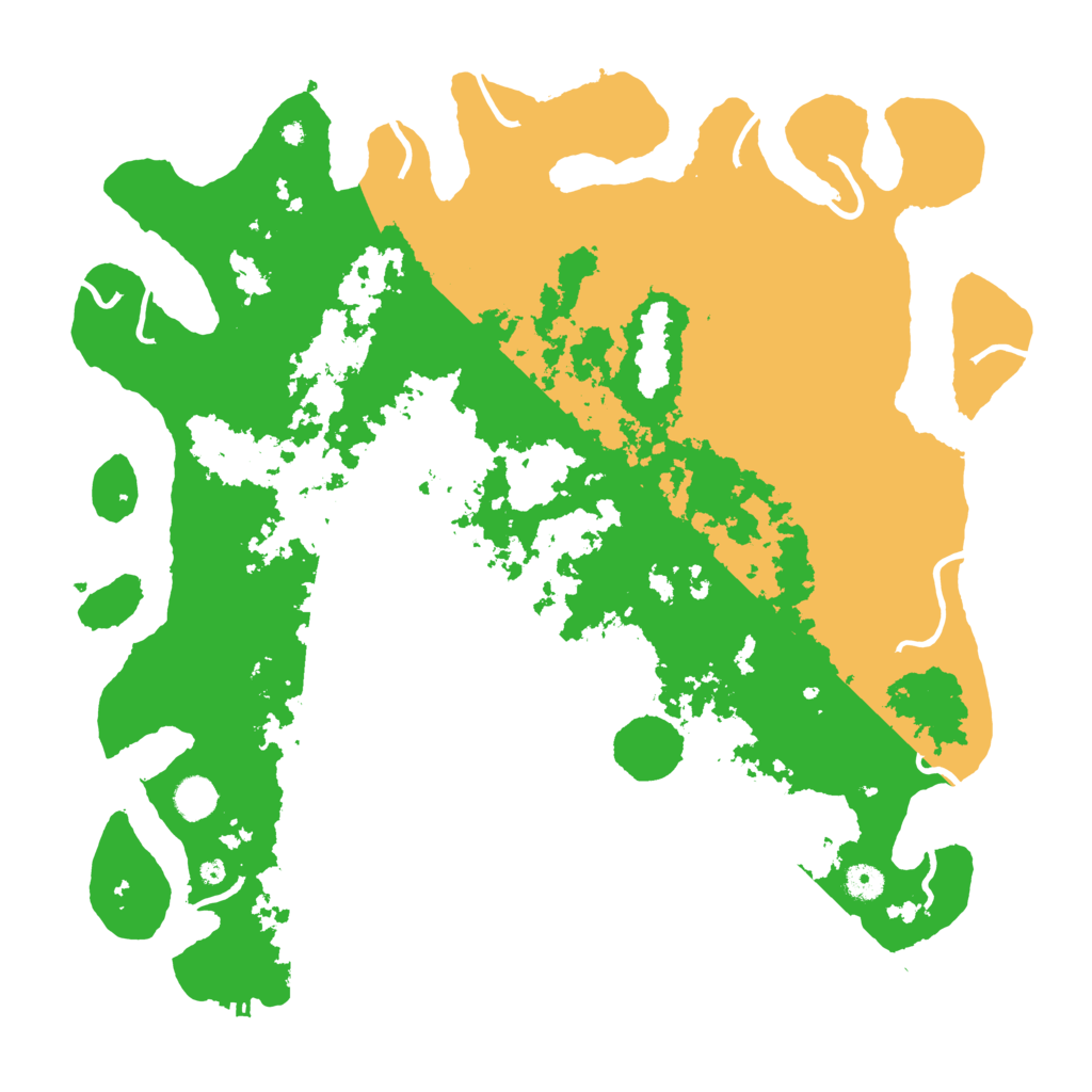 Biome Rust Map: Procedural Map, Size: 4500, Seed: 1135241847