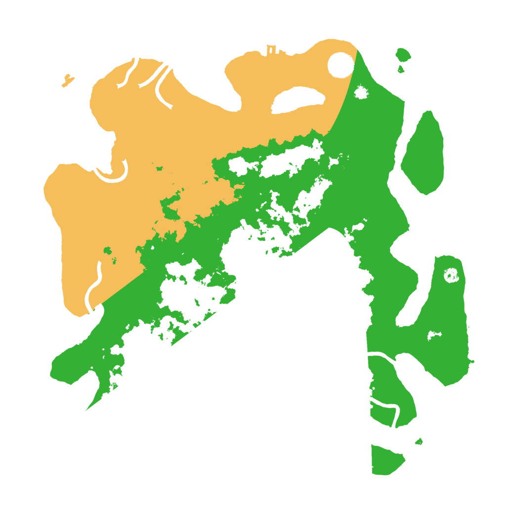 Biome Rust Map: Procedural Map, Size: 3500, Seed: 562343952