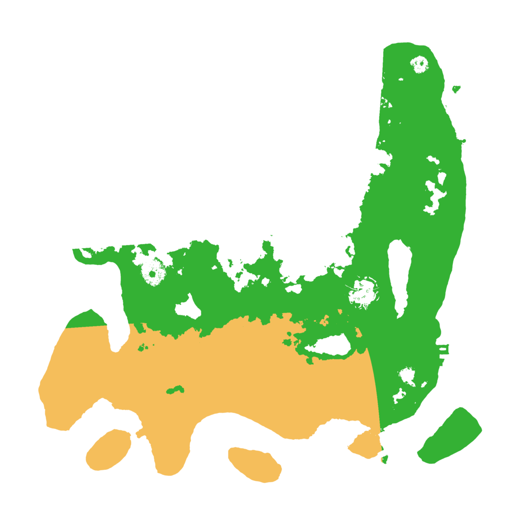 Biome Rust Map: Procedural Map, Size: 3200, Seed: 805276885