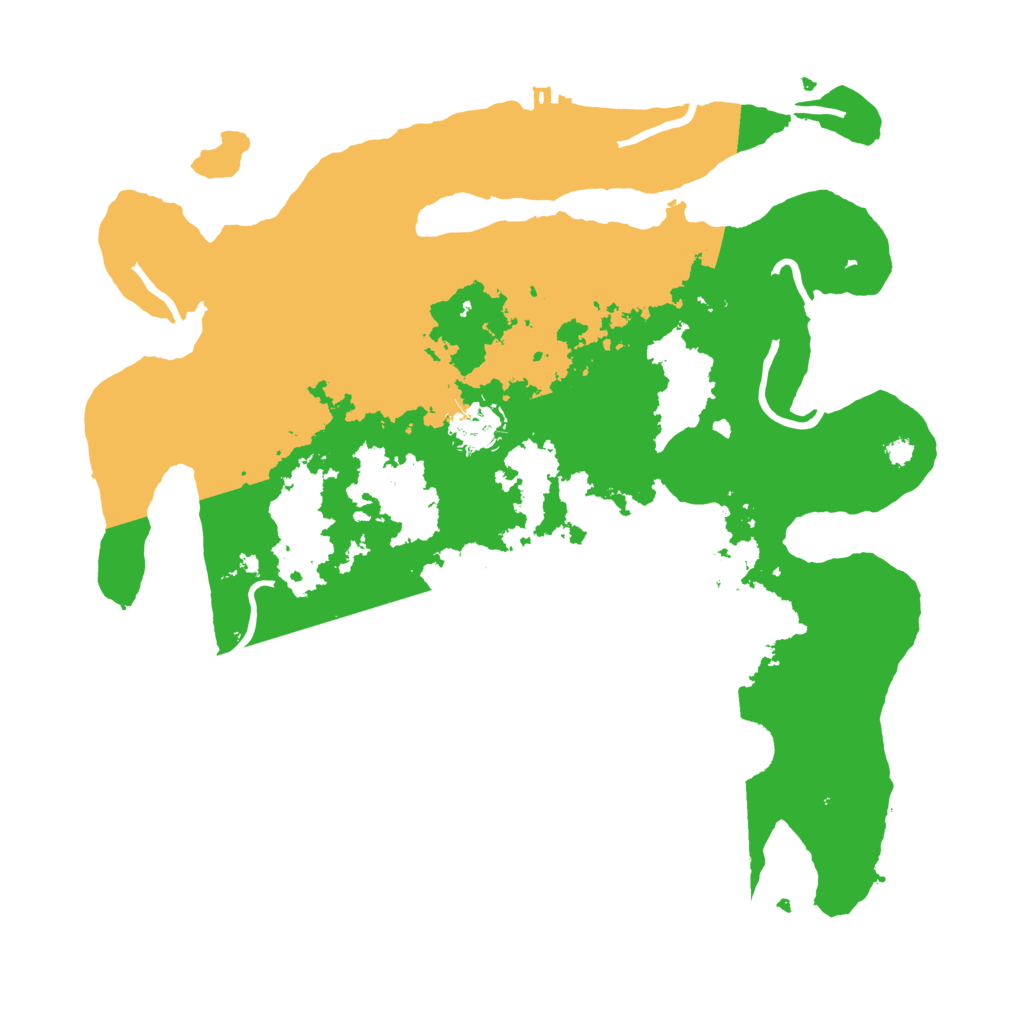 Biome Rust Map: Procedural Map, Size: 3500, Seed: 715628138