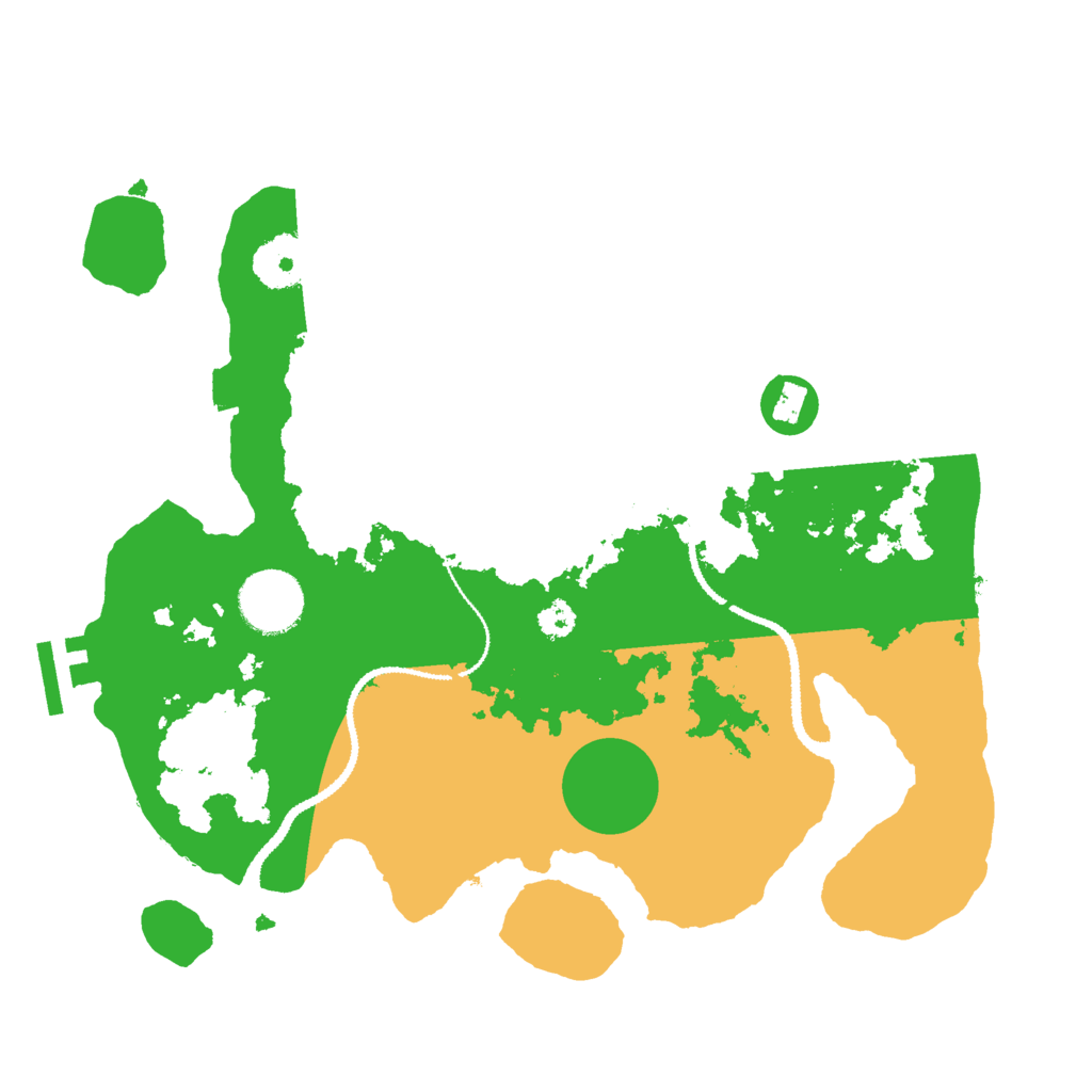 Biome Rust Map: Procedural Map, Size: 3000, Seed: 1494816148
