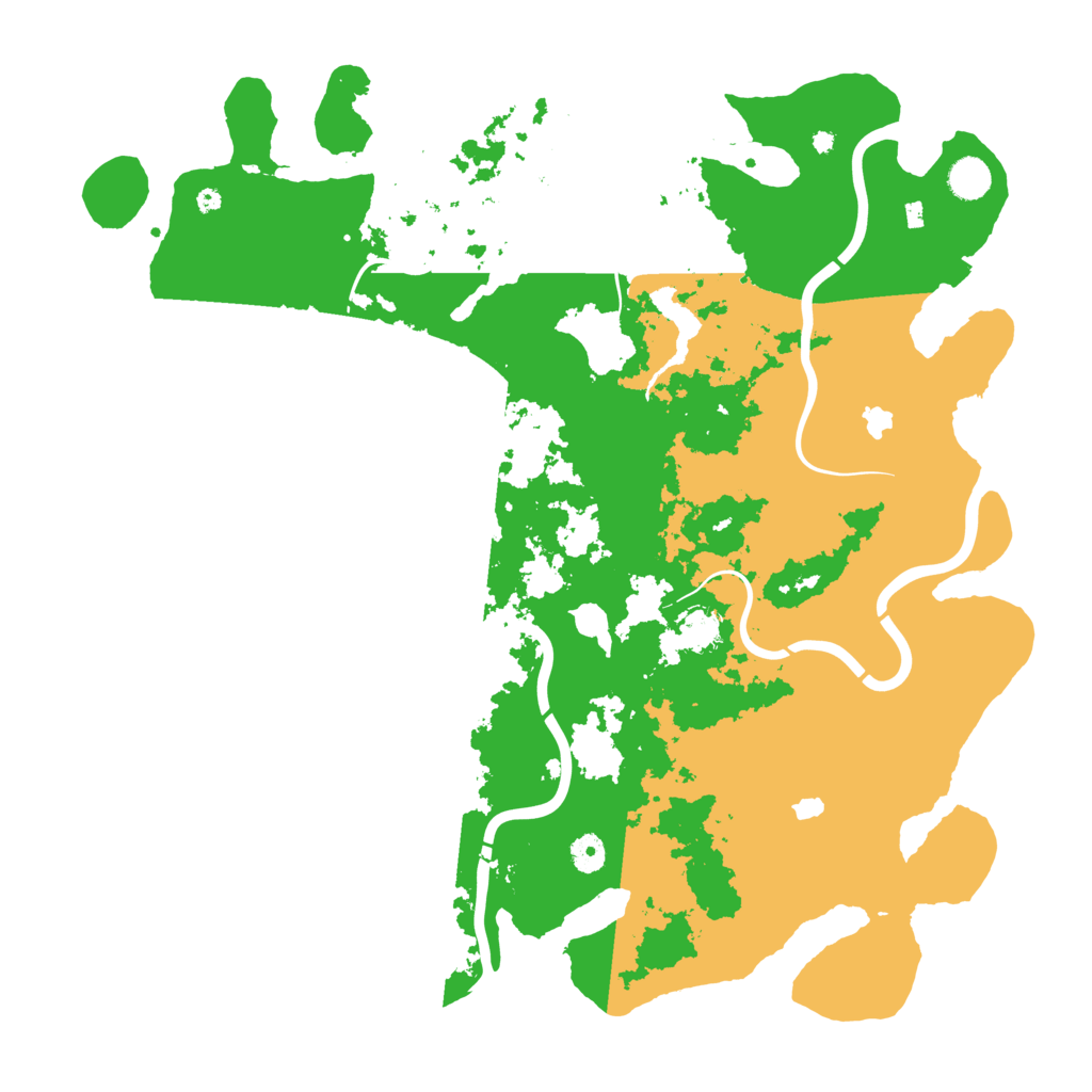 Biome Rust Map: Procedural Map, Size: 4500, Seed: 887788702