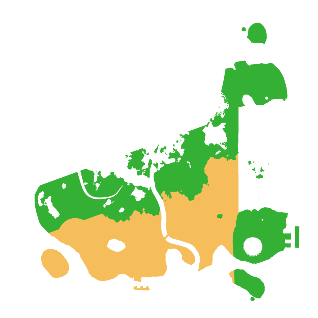 Biome Rust Map: Procedural Map, Size: 3000, Seed: 469832