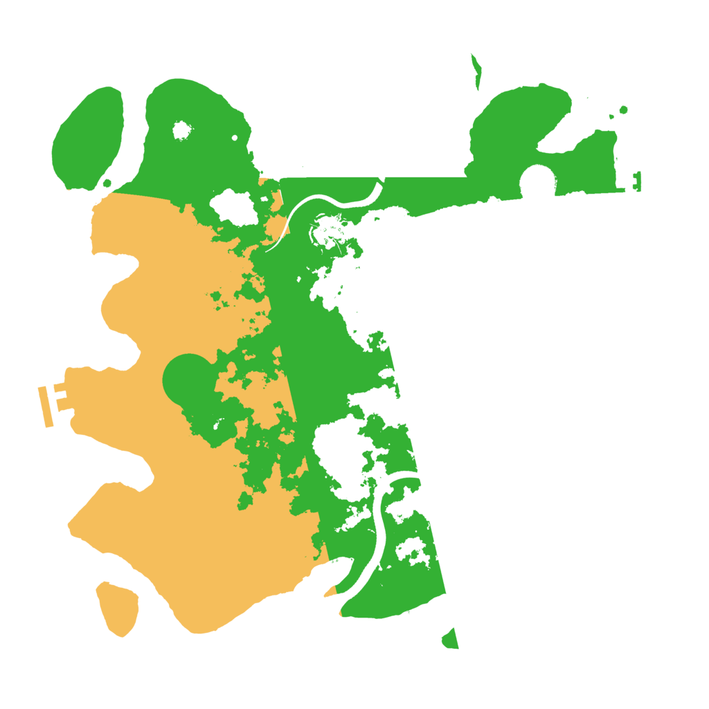 Biome Rust Map: Procedural Map, Size: 3500, Seed: 2113555
