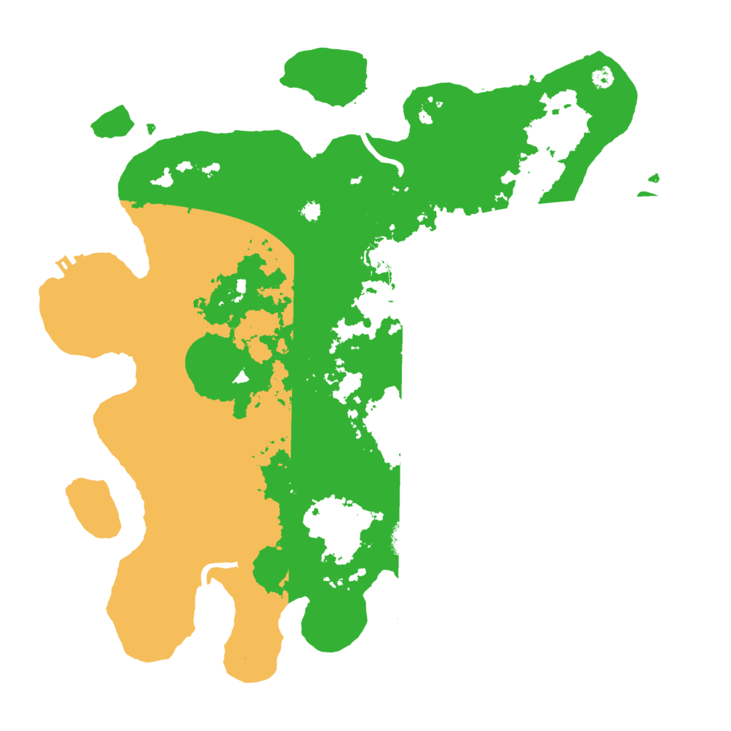Biome Rust Map: Procedural Map, Size: 3500, Seed: 2111927767