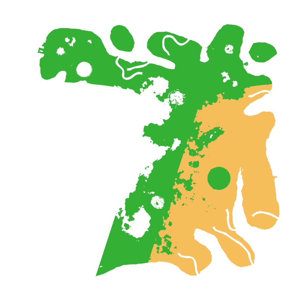 Biome Rust Map: Procedural Map, Size: 3500, Seed: 1233185311