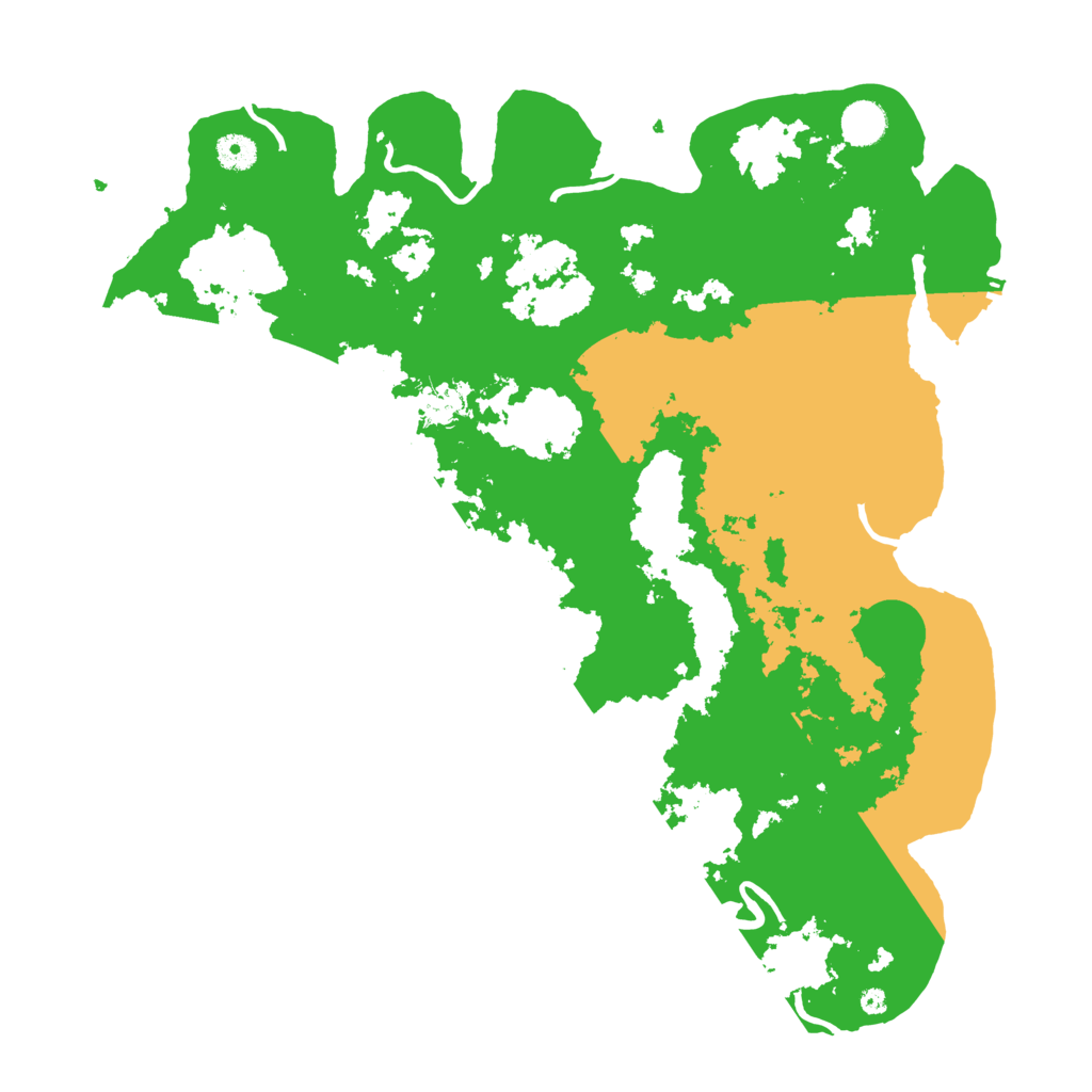 Biome Rust Map: Procedural Map, Size: 4250, Seed: 664479352