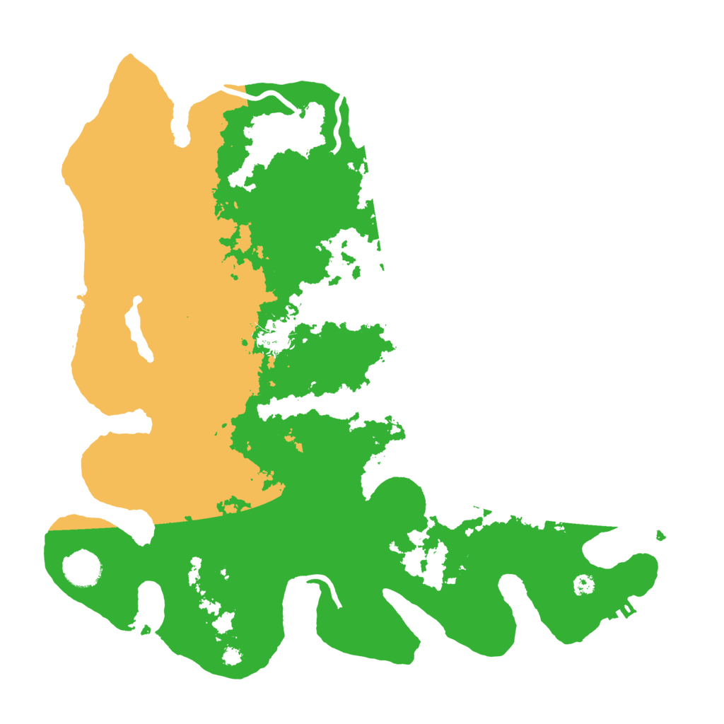 Biome Rust Map: Procedural Map, Size: 3500, Seed: 475122816