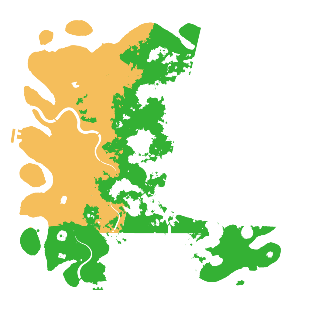 Biome Rust Map: Procedural Map, Size: 4500, Seed: 1061597771