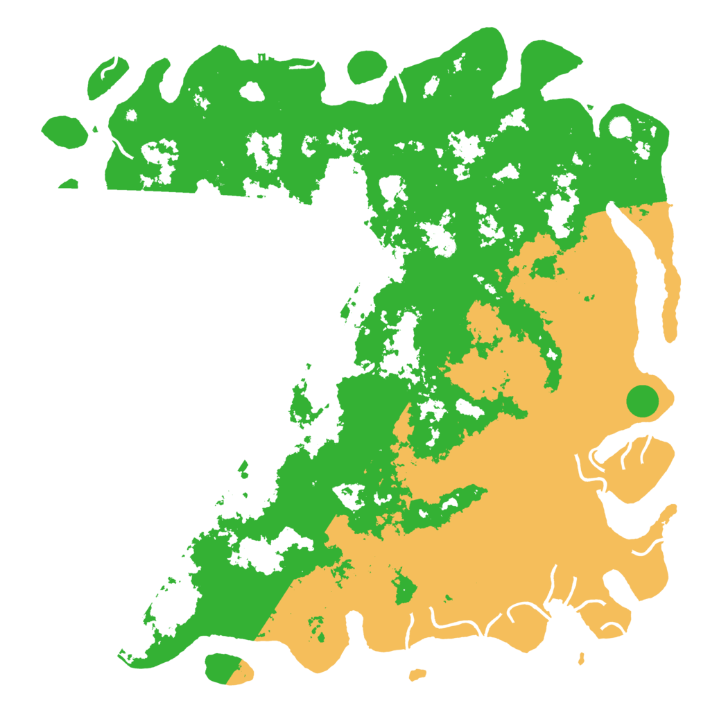 Biome Rust Map: Procedural Map, Size: 5800, Seed: 100816564