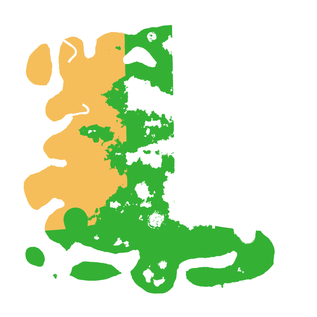 Biome Rust Map: Procedural Map, Size: 3500, Seed: 38212