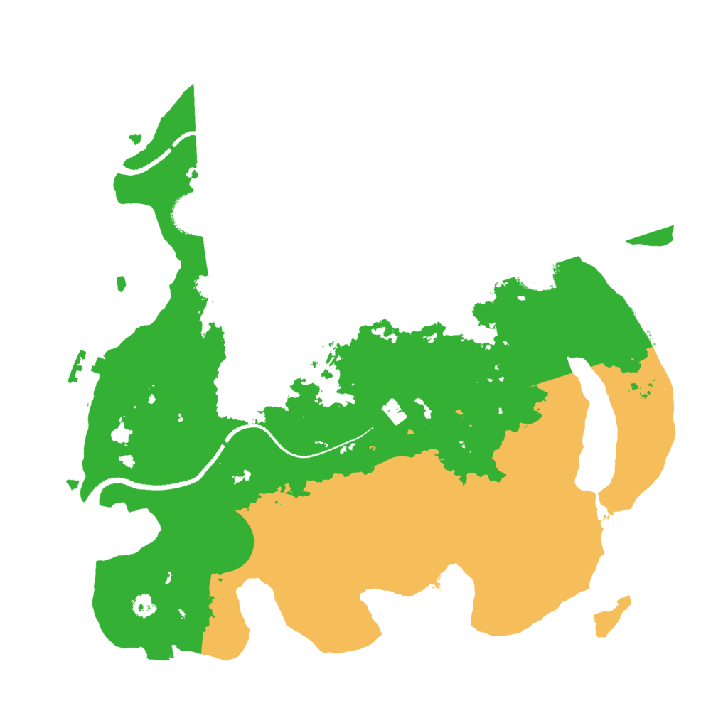 Biome Rust Map: Procedural Map, Size: 3200, Seed: 1429259111
