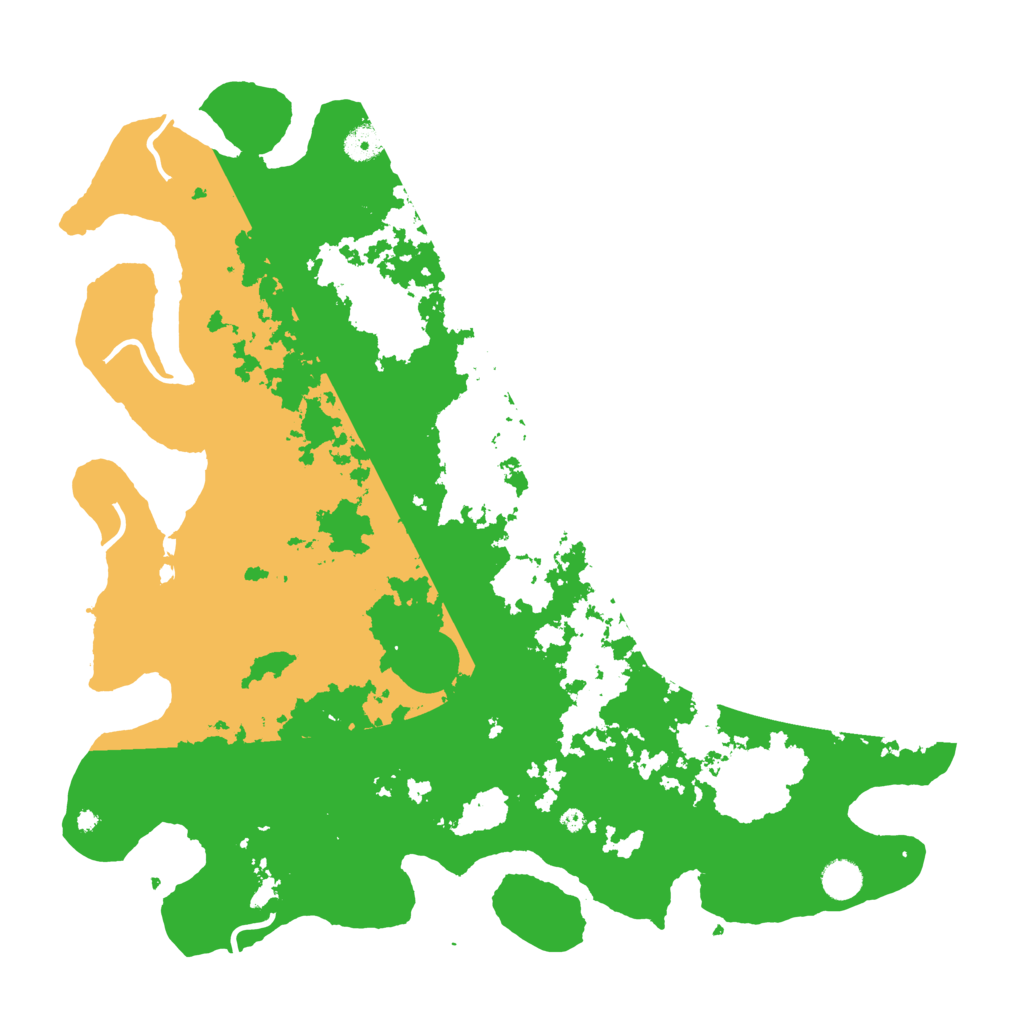 Biome Rust Map: Procedural Map, Size: 4500, Seed: 2103
