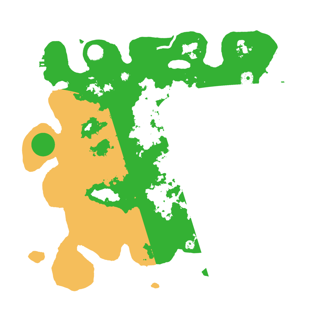 Biome Rust Map: Procedural Map, Size: 3500, Seed: 221229