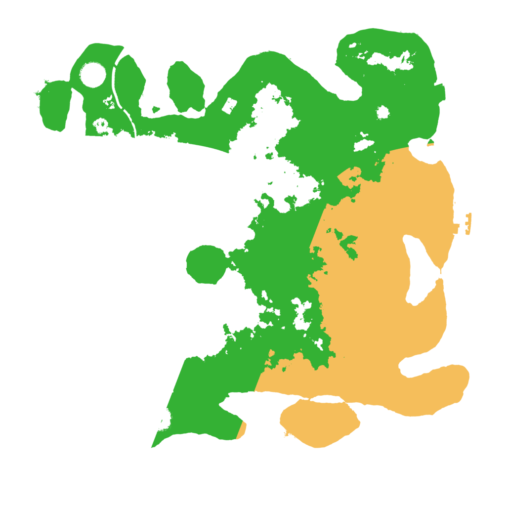 Biome Rust Map: Procedural Map, Size: 3500, Seed: 228285300